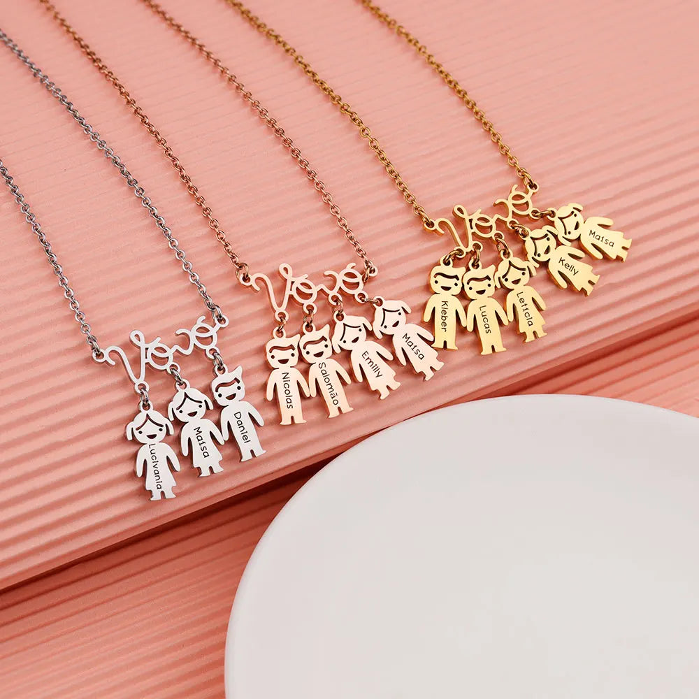 Yellow Gold Kin & Kisses® Necklace