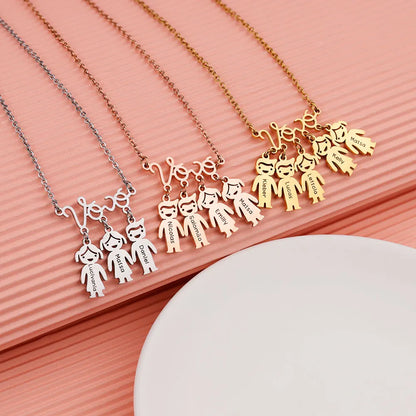 Personalized Kin and Kisses® Necklace